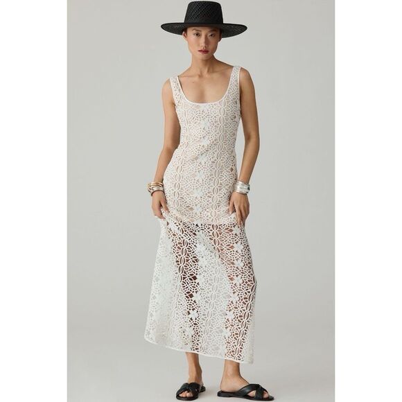 open lace back dress Women's Ambitious Soul Tie Strap Crochet Mini Dress in Orange